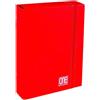 Blasetti Scatola archivio progetti A4 rossa Blasetti One Color 25x36 cm - dorso 3 cm