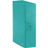 Leitz Scatola archivio progetti A4 azzurra Leitz Wow 25x35 cm - dorso 10 cm