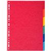 Exacompta Divisori neutro per raccoglitori A4 Exacompta Nature Future colori assortiti in cartoncino - 6 schede