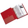 Sei Rota Raccoglitore A4 rosso Sei Rota Stelvio - 4 anelli 40 mm - dorso 4 cm - 22x30 cm