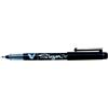 Pilot Penna punta in fibra Pilot V Sign Pen 1500 nera - 0,6 mm (conf. 12)