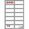 Markin Etichette multiuso bianche Markin - 99,1 x 38,1 mm - 1400 etichette