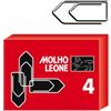Molho Leone Fermagli graffette Molho Leone grigi - misura 32 mm - 100 pezzi (conf. 10)