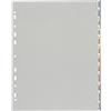 Favorit Divisori neutro per raccoglitori 22x30 cm Favorit grigie in PPL - 12 schede
