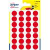 Avery Etichette multiuso rosse Avery - Ø 15 mm - 168 etichette