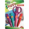 Lebez Forbici punta arrotondata Lebez Zig Zag colori assortiti - lunghezza 16 cm