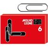 Molho Leone Fermagli graffette Molho Leone grigi - misura 57 mm - 100 pezzi (conf. 5)
