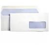Blasetti Buste bianche con finestra Blasetti Zip con strip (90 gr) - 11x23 cm (conf. 40)
