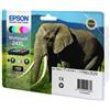 Epson C13T24384010 24XL cartuccia d'inchiosto originale serie elefante multipack