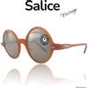 SALICE occhiali da sole LT.BROWN- ANTICHOC FILTERING GREY LENS VINTAGE 80s Italy