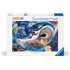 Ravensburger Puzzle 5000 Pezzi Drago Notte e Giorno - Puzzle Adulti +14 anni, 153 x 102 cm, Puzzle per Adulti Super Esperti, Collezione 5000 Pezzi, Idee Regalo