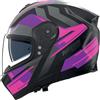 NOLAN Casco Integrale NOLAN N80-8 TRITTICO - (Nero/Fucsia/Antracite Opaco)