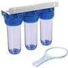 Batteria tris contenitore tazza porta filtro 10"