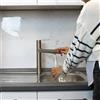 Miscelatore a colonna 3 vie in acciaio inox