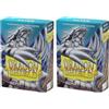 Dragon Shield Arcane Tinman AT-11108 Sleeves: Dragon Shield Matte Japanese Silver (60) Card (Confezione da 2)