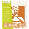 My Mandarine 42836O - Una confezione da 6 stencil 15x15 cm con istruzioni incluse -a partire dai 3 anni - principesse