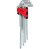 KS Tools 151.4550 Set chiavi maschio Torx piegata, extra lunga, 9 pz