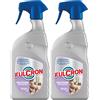 FULCRON Detergente Multiuso Antistatico, Elimina Polvere, Macchie e Impronte, Crea una Barriera Protettiva, Senza Risciacquo, Fragranza Marina, 750 ml (Confezione da 2)