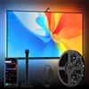 MIWATT 3M TV LED Retroilluminazione con sensore AR per PC da 32-50 pollici, monitor TV, luci Smart TV dietro questa sincronizzazione con schermo, compatibile con App Music Sync, per Gaming Room