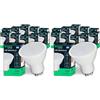V-TAC 10x Lampadine LED GU10 - [ Alta Efficienza 4.5W ] - 400 Lumen - (Equivalenti a 35W) - Faretto Led GU10 per Massima Efficienza e Risparmio Energetico - Luce Calda 3000K (Confezione da 2)