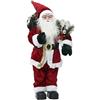 Decoris Babbo Natale in poliestere
