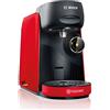 Bosch Tassimo Finesse TAS16B7 Macchina da caffè by 70 Bevande, Caffè più intenso a pressione della testa, Spegnimento automatico, perfetto dosaggio, salvaspazio, 1400 W, rosso