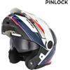 Acerbis Casco Moto Modulare Acerbis Rider P/J Multi Bianco Rosso Blu