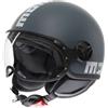 Momo design Casco Moto Jet Momo Design FGTR CLASSIC Candy Ottanio Grigio
