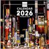 Finocam - Calendario da parete 2026 18x18 Layout mensile Gennaio - Dicembre 2026 + Sett. - Dic. 2025 (4 mesi) ridotto | Calendario 2026 | Immagini Traveling - Internazionale