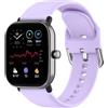 Yoohoo Cinturino Silicone Compatibile con Cinturino Amazfit GTS per Donna e Uomo | 20mm Sportivo Cinturini per Amazfit Bip Bip Lite Bip U Bip U pro Amazfit GTS 2 GTS 3 2Mini, Comodo, Traspirante, Impermeabile