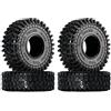 INJORA 1.0 Pneumatici 64 * 24 mm Gomma Morbida Crawler Pneumatici per Axial SCX24 AX24 Bronco Gladiatore Deadbolt JLU FCX18 FCX24 Enduro24 1/18 1/24 RC Crawler Auto, T1011(S5)