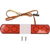 Keenso Luce della Polizia a LED per Auto RC, Design di Simulazione 4 modalità Lampada Flash della Polizia RC Luce Allarmante a LED per Auto RC 1/8 1/10 (Rosso)