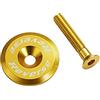 Reverse components Reverse Cappuccio di chiusura serie sterzo in alluminio con vite, colore oro scuro