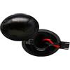 AUTO-STYLE Set di indicatori di direzione laterali LED - compatibile con Alfa/Fiat/Ford/Lancia miscellanea - Grigio - incl. luci dinamiche