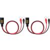 CTEK Connect Eyelet M8, Collegamento per Batterie Difficili da Raggiungere, Occhiello da 8mm, Connessione Resistente, Sicura e Rapida per Caricabatterie, Auto, Moto e Altri Veicoli (Confezione da 2)