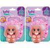 BABY PAWS TINY FIGURINE COLLEZIONABILI SORPRESA Mini animaletti collezionabili che chiudono gli occhi e includono una bustina per portarli con te. Bambini e bambine dai 4 anni in su (Confezione da 2)