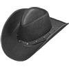W WIDMANN MILANO Party Fashion - 2485T - Cappello a cilindro, nero, in raso, 18° e 19° secolo, Charleston, flapper, gangster, festa a tema, carnevale (Confezione da 2)