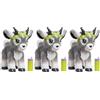 FurReal Just Play Peluche interattivo Daisy the Yoga Goat da 29 cm, capretta peluche con suoni, giocattoli per bambini dai 4 anni (Confezione da 3)