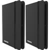 Gamegenic GGS32010ML Casual Album 8-Pocket, Black,Medium (Confezione da 2)