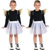 Ciao- Kit Travestimento Angelo Angioletto (Ali, Gonna Tulle), Colore Bianco/Oro, 31585 (Confezione da 2)