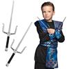 Boland 50430 - Armi Ninja SAI, 2 pezzi, 30 cm, accessori per costumi, decorazione, accessori per costumi di carnevale. (Confezione da 2)