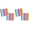 Folat 27769 Decorazione per compleanni e feste colorata - Tovaglioli - Stripetastic - 33 x 33 cm - 20 pezzi - Articoli per feste per bambini e adulti (Confezione da 2)