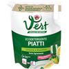 CHANTECLAIR VERT Vert - Ecodetergente Piatti - Fragranza Limone e Basilico, 100% Origine Naturale, Funzione Extra Sgrassante e Risciacquo Facile, Ipoallergenico, Adatto anche a Pelli Sensibili - Flacone da 1000ml