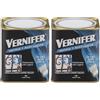 AREXONS | Vernifer Prodotto verniciante Bianco Brillante, Smalto antiruggine 750 ml, Adatto a protezione e finitura di interni ed esterni, Gel verniciante (Confezione da 2)