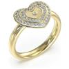 GUESS Anello da Donna della Collezione amami. L'anello ha Come Simbolo Cuore di Cristallo ed ha Misura 12 Trendy cod. JUBR04034JWYG52
