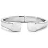 Uno de 50 | Bracciale rigido in argento sterling | Design geometrico artigianale | Gioielli moderni