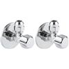 Grohe Rubinetto a Squadra da 1/2″, Cromo 22023000 (Confezione da 2)