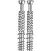 Amig - Bullone per eccentrico | Metallico | Con filettatura M6 | Ø 6 x 41 x 34 x 8 mm | 10 unità | Per Assemblaggio di schede con attacco eccentrico Modello 35 Ø 15 mm | Acciaio argentato