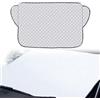 Rakiuty Copri Parabrezza per Auto Inverno,Copri Parabrezza Antighiaccio,Copri Parabrezza Anteriore Auto,Copertura per Parabrezza Auto,Contro Neve,Ghiaccio,Gelo per Adatta Maggior Parte di Auto,140x95cm