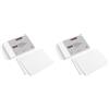Miquelrius - Flashcards, Schede di studio, 100 flash cards lisce bianco, Formato 215 x 160 mm, Cartoncino 200 g/m², Materiale scolastico e da ufficio per il ritorno a scuola (Confezione da 2)